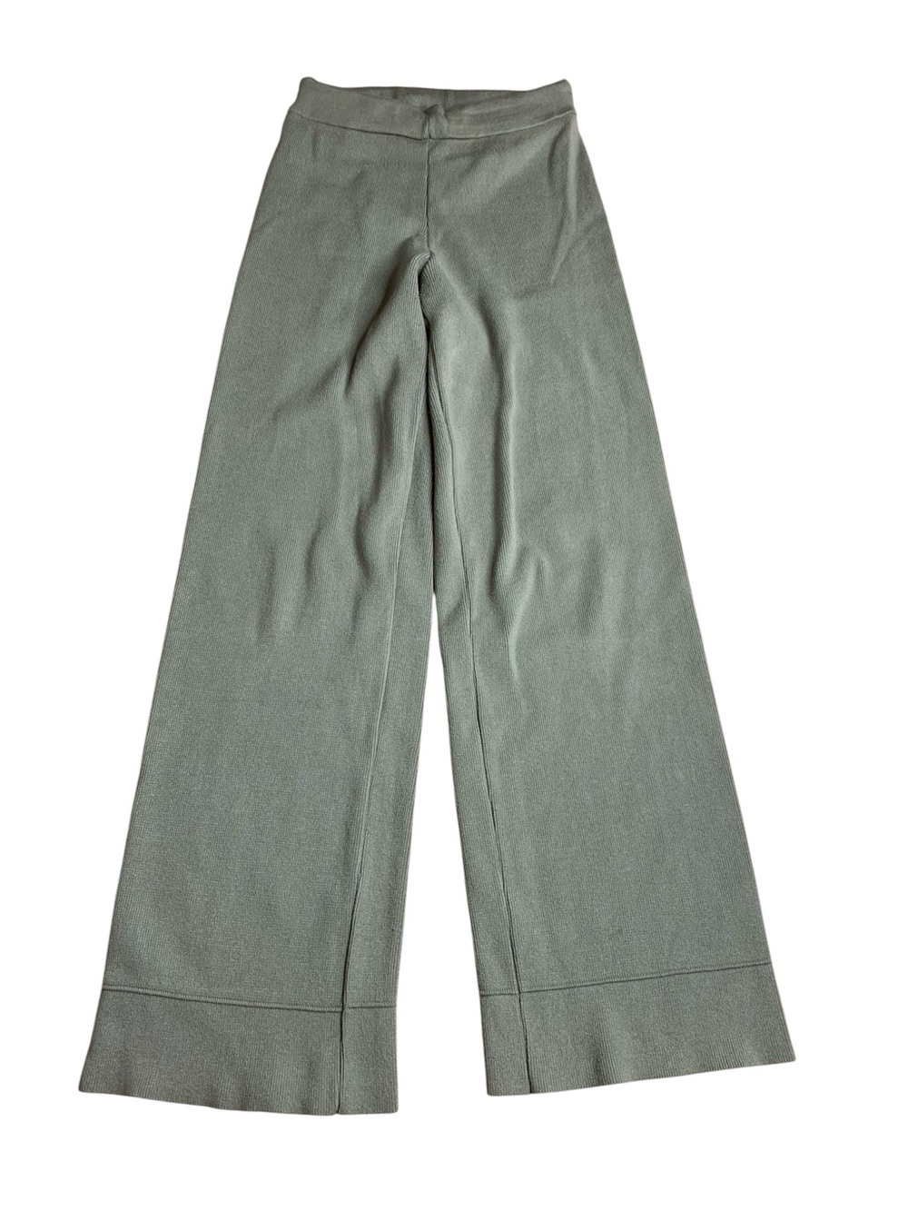 Dynamite Sage Green Knit Wide-Leg Trousers Size XS